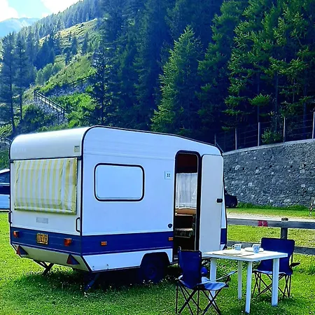 Campsite Diga Beauregard Sosta Camper Valgrisenche